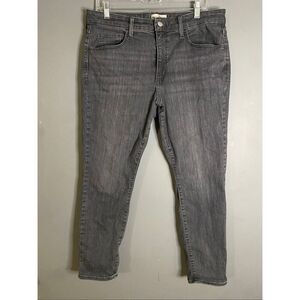 Universal Thread Black Distressed High Rise Skinny Jeans Size 14/32